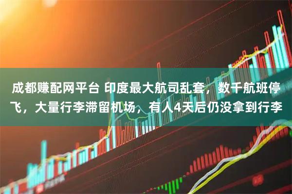 成都赚配网平台 印度最大航司乱套，数千航班停飞，大量行李滞留机场，有人4天后仍没拿到行李